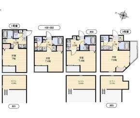 川口芝４アパート 画像5(間取図)