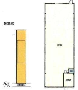 八潮木曾根倉庫 画像5(間取図)