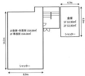 八潮大曾根工場 画像5(間取図)